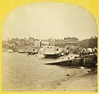 Beach and Bathing Machines [Blanchard Stereoview 1860s]